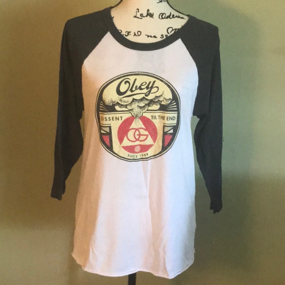 Obey * Women’s Tee -Size-L 9.00